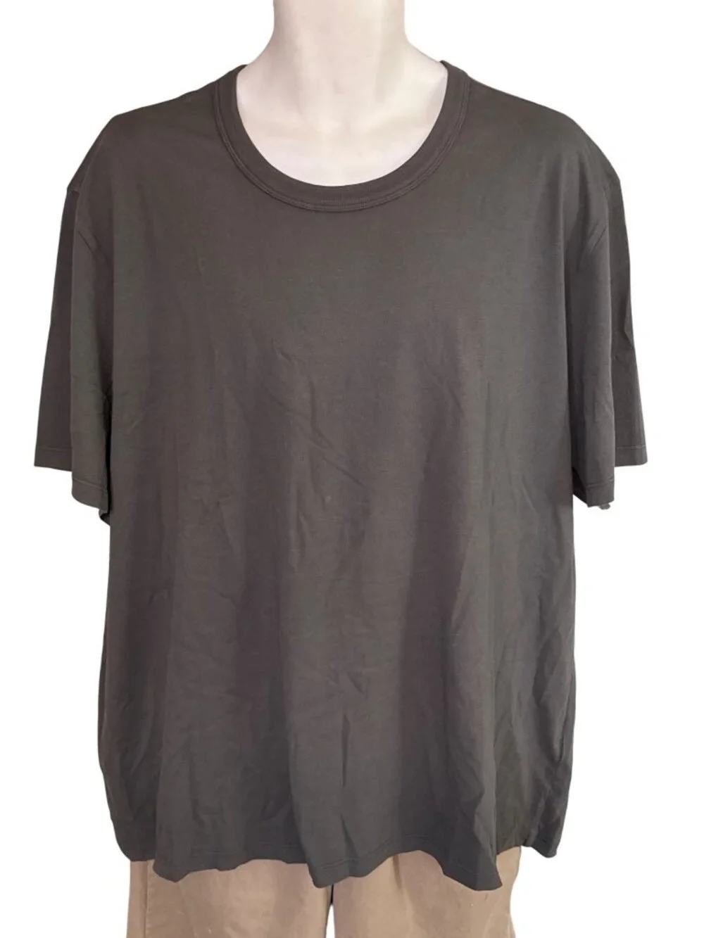 Madewell Mens Garment-Dyed Allday Crewneck Tee~Size XXL~Black Coal NWT L12 13 - Picture 3 of 7